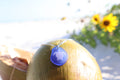Sea Turtle Coastal Glass Necklace