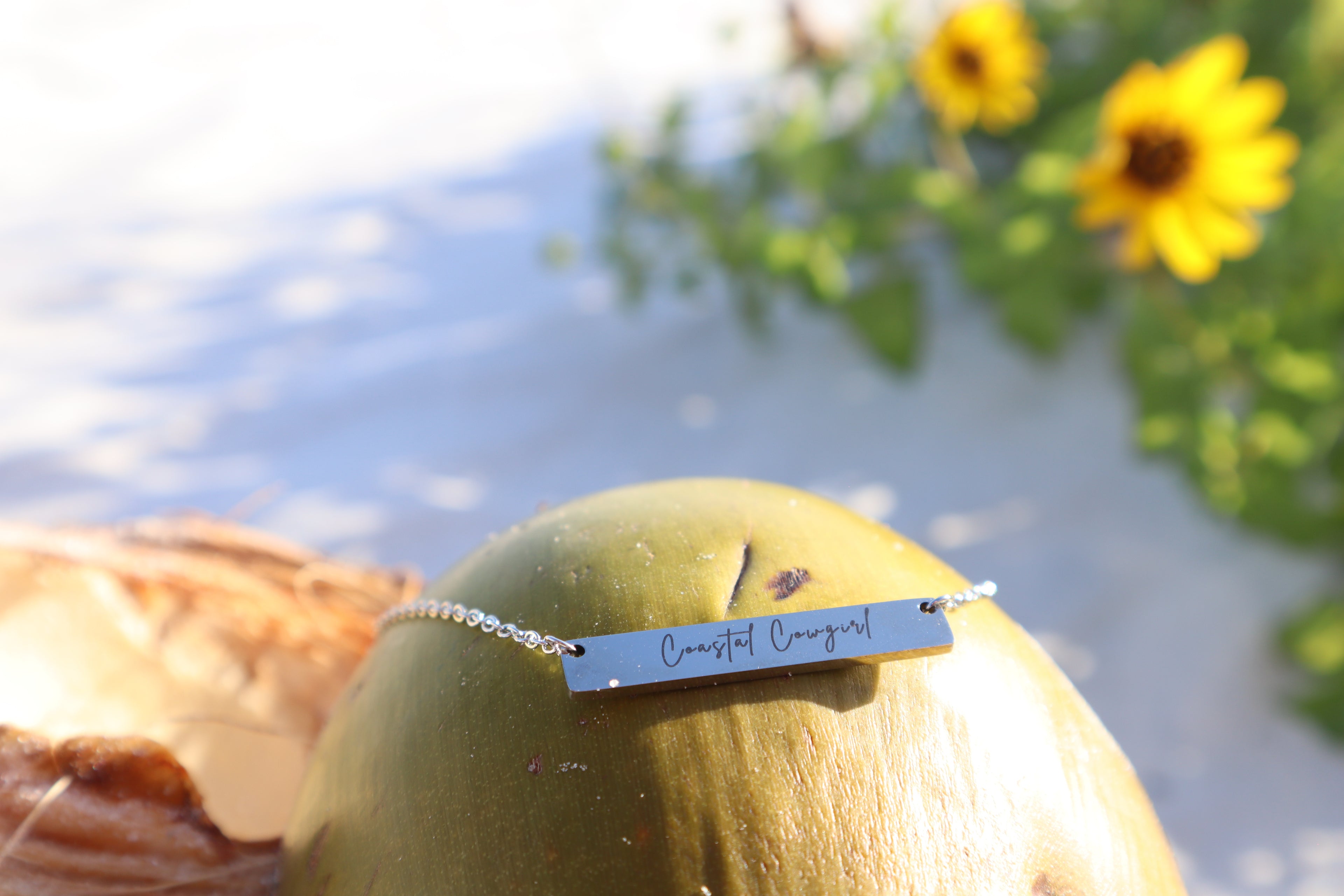Coastal Cowgirl Minimalist Coastal Bar Necklace